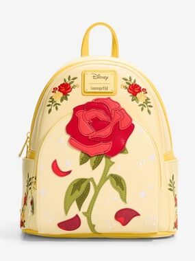 Loungefly Disney Beauty and The Beast
Enchanted Rose Shimmer Mini Backpack